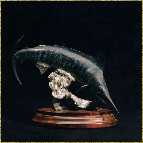 Blue Marlin Miniature in Sterling